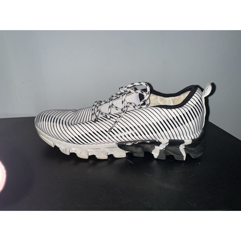Meinianguan Athletic Shoes Men's White and Black Striped Size 11 Eur/44 - Picture 9 of 11